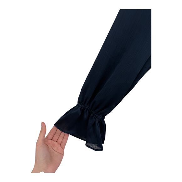 Ted Baker Dress Ryaa High Neck fit flare minidress blue size 1 (US 4) - Picture 4 of 8